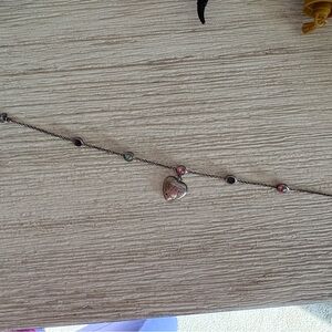 Gucci Bracelet Heart Charm Blind for Love Silver 925 Missing Rhinestones